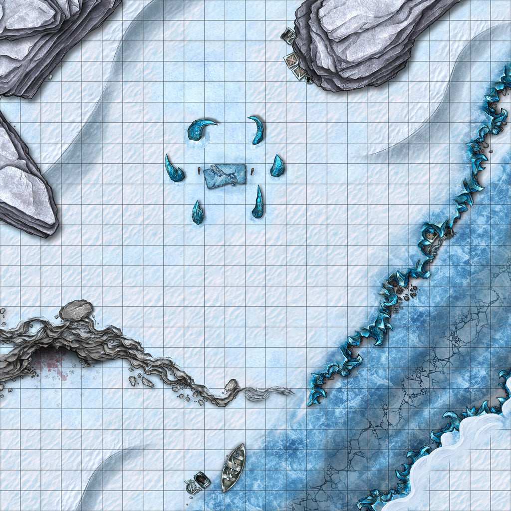 Frozen North Map โ DragonsDenCandles