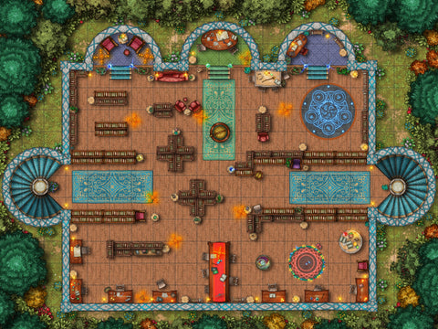 Arcane Library Map